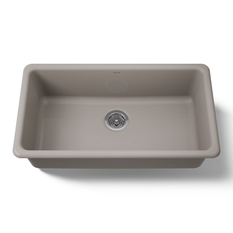 Évier de cuisine à double fixation L 33 po x l 19 po IronTones, Truffe