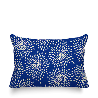 Housse et insert de coussin rectangulaire intérieur / extérieur en polyester filé Bavière
