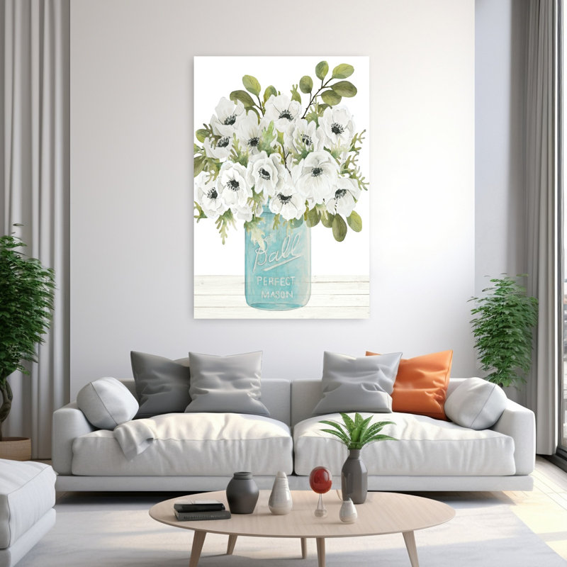 Coquelicots pour vous, art floral contemporain, H 60 po x l 40 po
