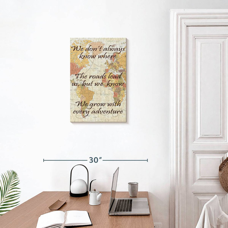 «Tergel Grow With Every Adventure», H 24 po x l 16 po