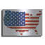  «American Cut Out» par Art Licensing Studio, art mural en métal, 24 po x 16 po-907221749