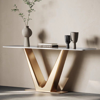 Console en métal de style italien