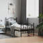 Structure de lit vidaXL en acier thermolaqué simple durable-368800260-368800307