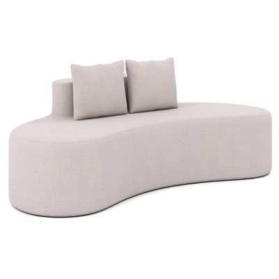 Canapé 78,5 "rembourré avec 2 coussins douillets