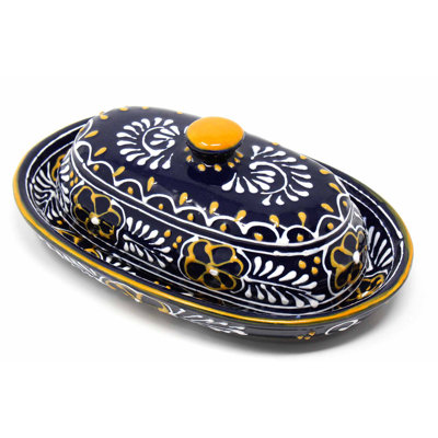 Charlton Home® Camargue Ceramic Butter Dish