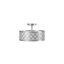Chalea Fabric Semi Flush Mount-22789277