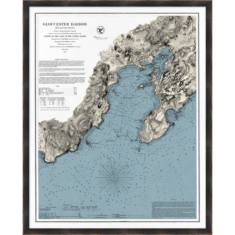 Gloucester Harbor Map Print