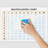 Scribbledo 10 Pack Dry Erase Multiplication Chart White Board 9" X 12" Multiplication 