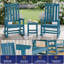 Ensemble de 2 chaises berçantes surdimensionnées pour l'extérieur-1466504418-1467357127