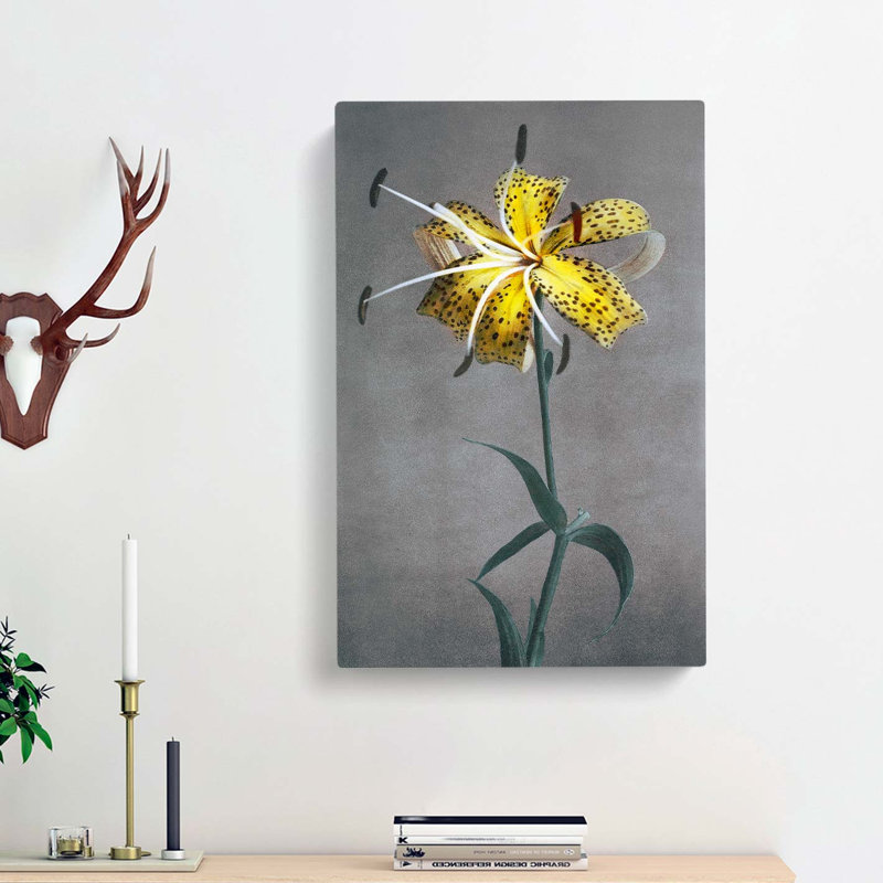 Yellow Lily by Kazumasa Ogawa - Wrapped Canvas, 50cm H x 35cm W x 3cm D