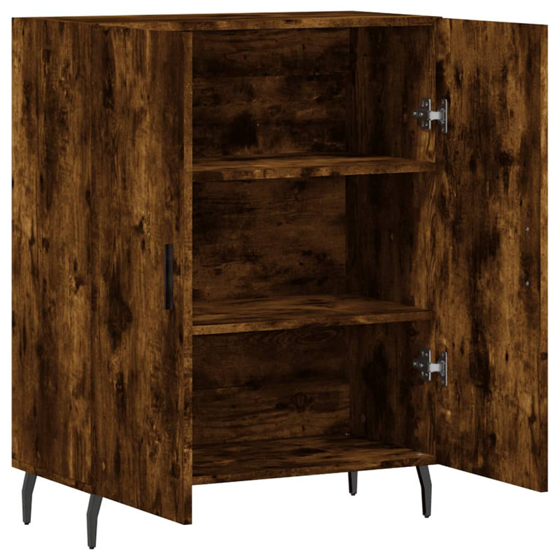 Marelda 2 -Door Rectangle Accent Cabinet, Smoked Oak
