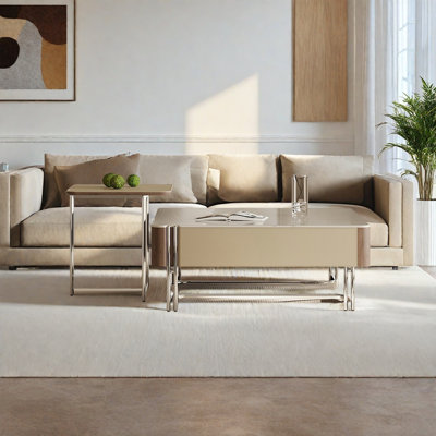 Table basse de style italien minimaliste