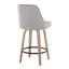 Tabouret de comptoir à hauteur fixe avec pivot