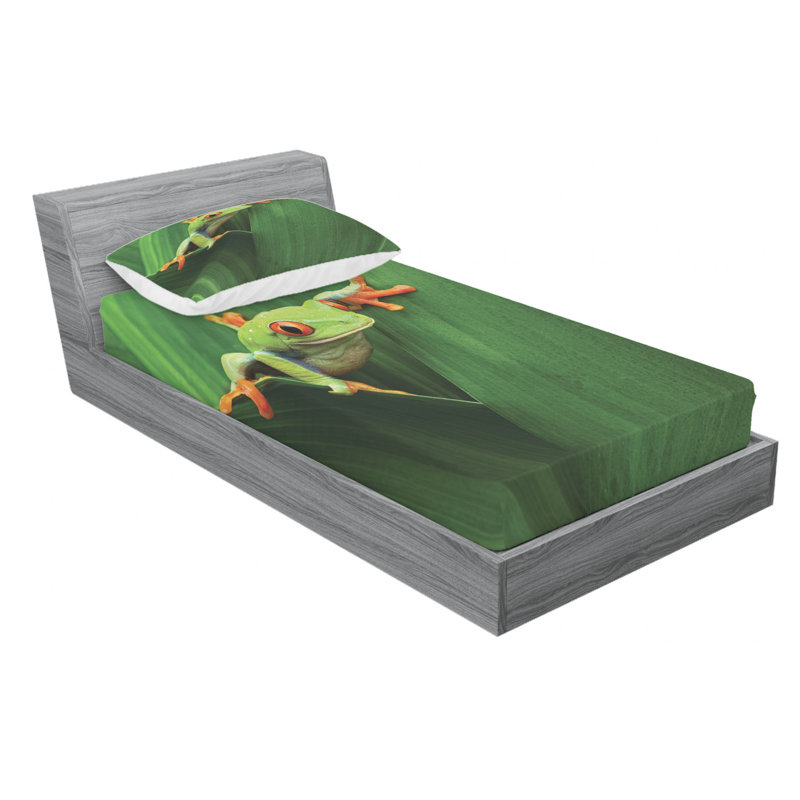 Microfiber Sheet Set, Twin Sheet Set with Fitted Sheet