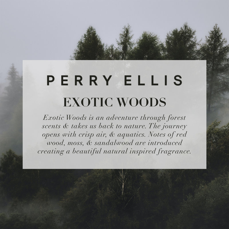 Perry Ellis Exotic Woods Scented Candle