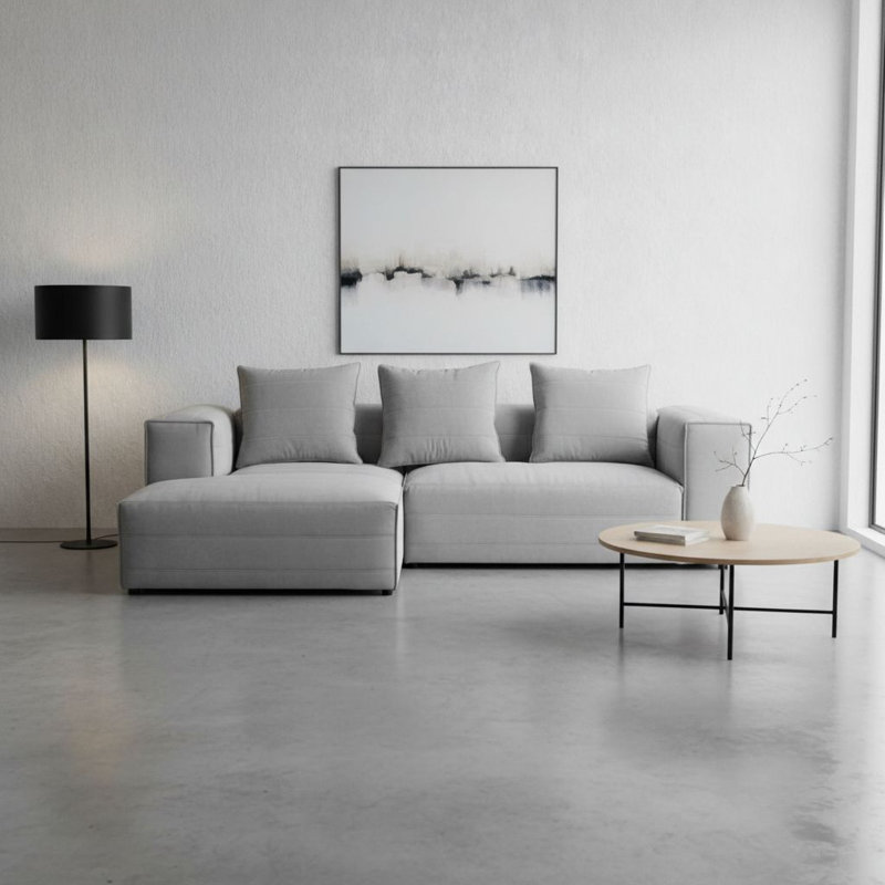3 Seater Sofa & Chaise, Left Hand Facing