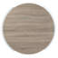 Giovonni Round Wooden Coffee Table with Thick Tabletop