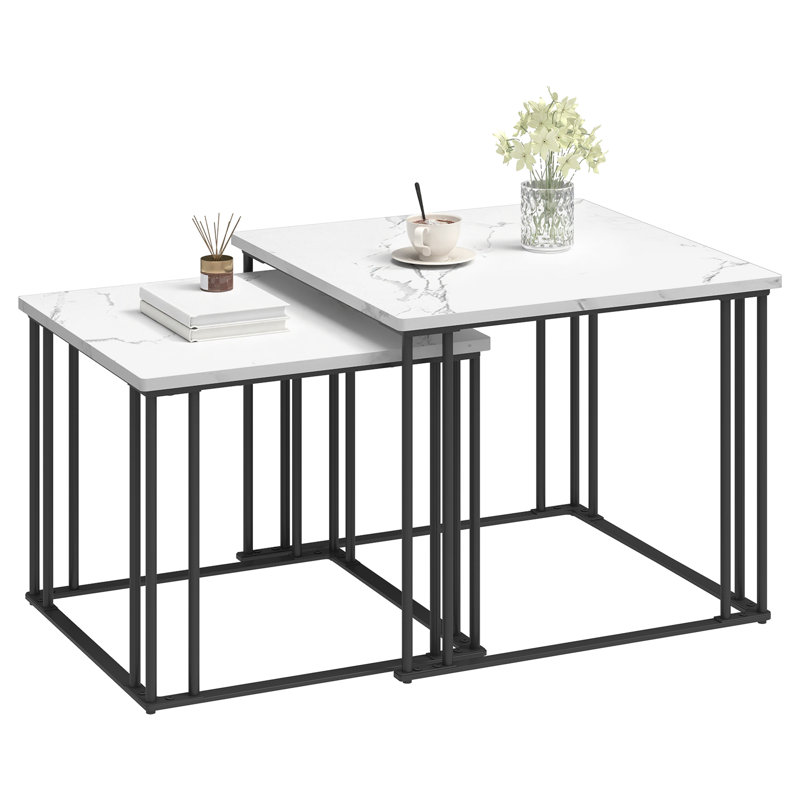 Frame Coffee Table, White