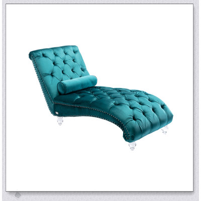 Leisure Concubine Sofa With Acrylic Feet, For Stylish And Comfortable Relaxation In Any Living Space
