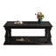 Table basse rustique de 47,24 po avec tablette de rangement-2129695815