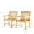 Anautica 8 - Person Teak Wood Patio Dining Set with Oval Table