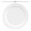 Tarhong Matte White Salad Plate, 8.5” X 0.7” Set Of 6