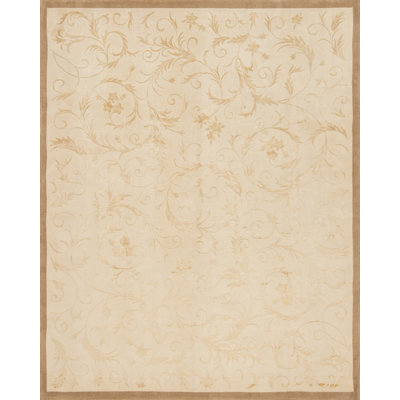 Concerto Hand Knotted Area Rug in Beige