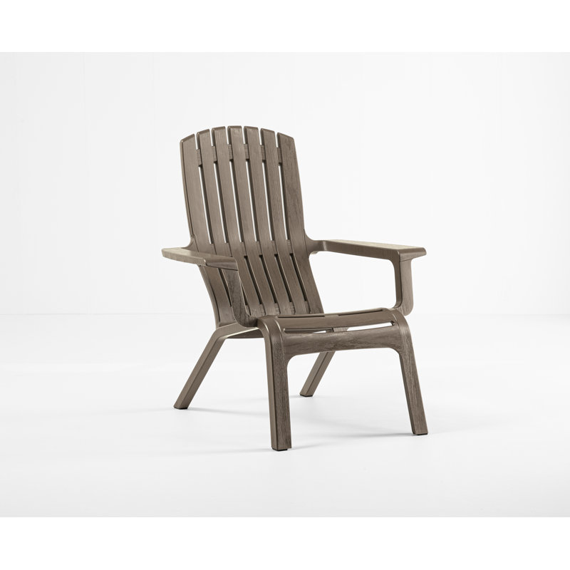 Westlund Stacking Patio Dining Armchair, Taupe