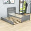 Lit plateforme simple avec lit gigogne-434241456