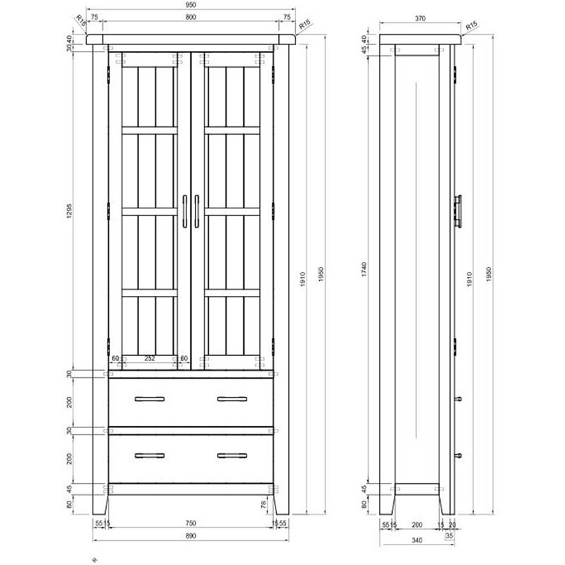 Ashly Display Cabinet
