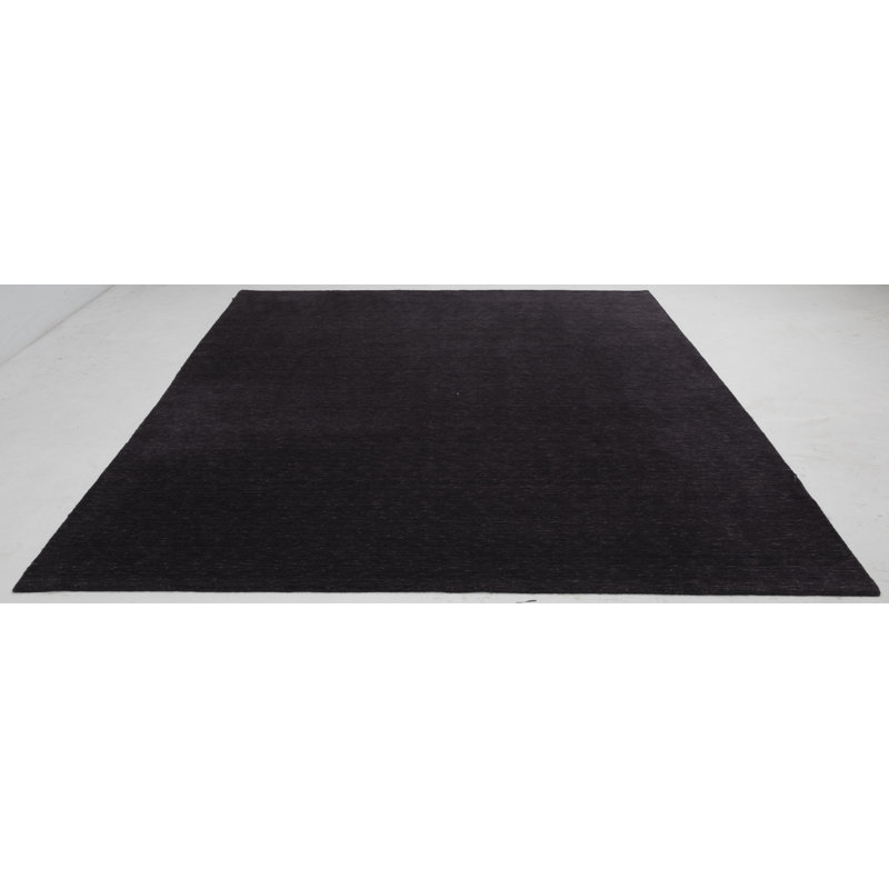 Hand Loomed Area Rug in Black