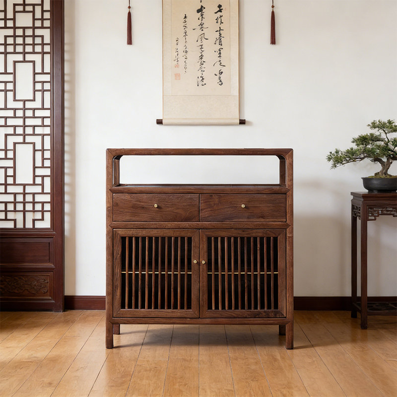 Petite armoire à chaussures de style chinois
