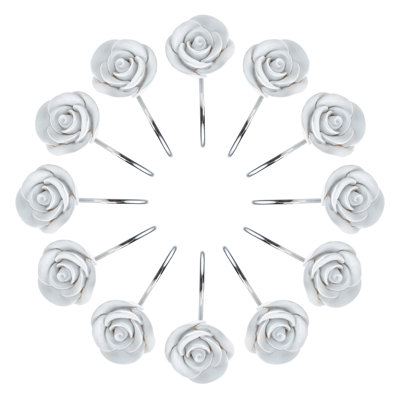 Crochets de rideau de douche Rose