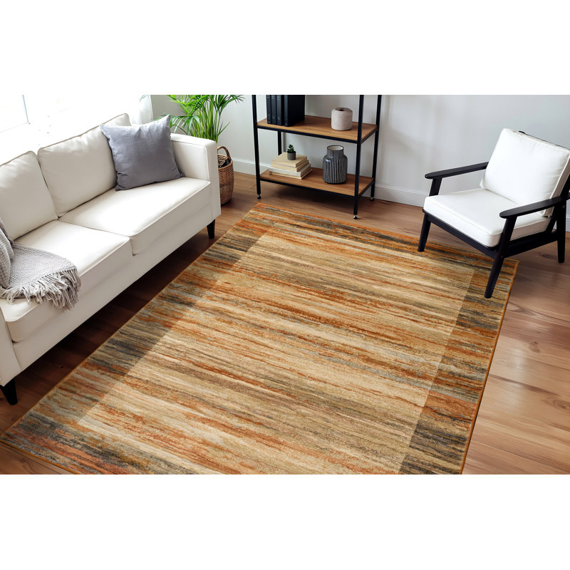 Goyette Geometric Indoor Rug, Rectangle 5'3" x 7'7"