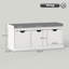 3 Pair Shoe Storage Bench