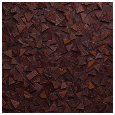 Brown Triangular Mosaic Bath Mat