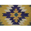Tapis vibrant Kilim 8 x 10 avec motifs géométriques