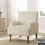 Chaise d'appoint moderne avec velours côtelé moelleux et silhouette intemporelle-688821717