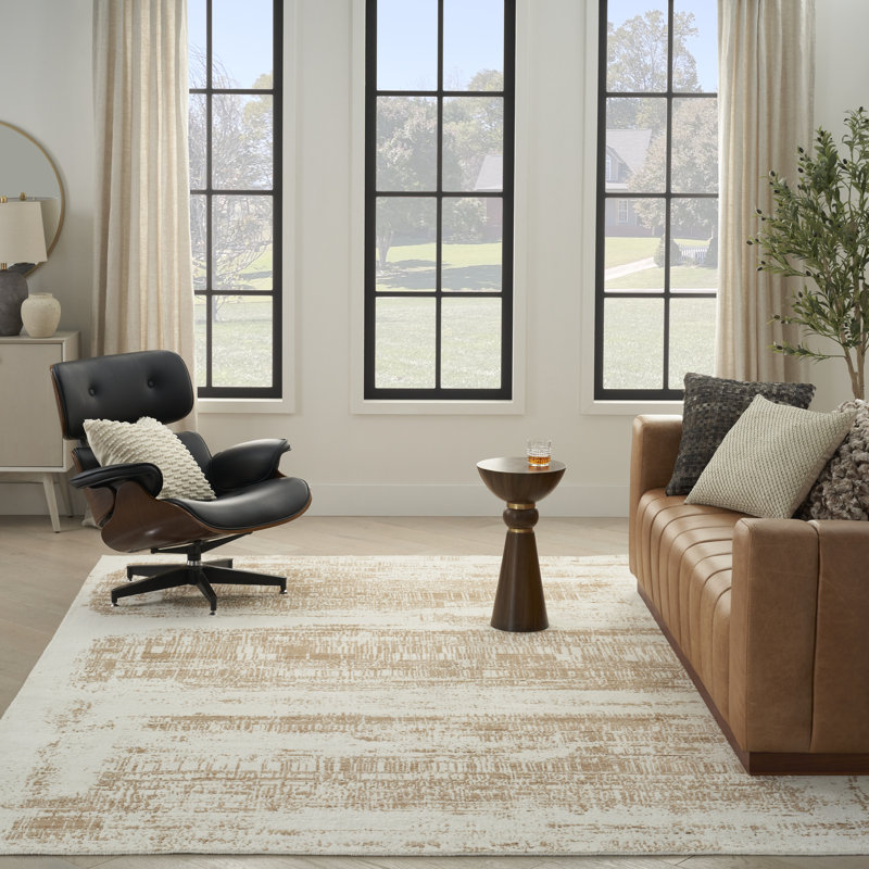 Grete Abstract Handmade Area Rug, Rectangle 297 x 419 cm