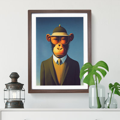 Mr Monkey - Single Picture Frame Print