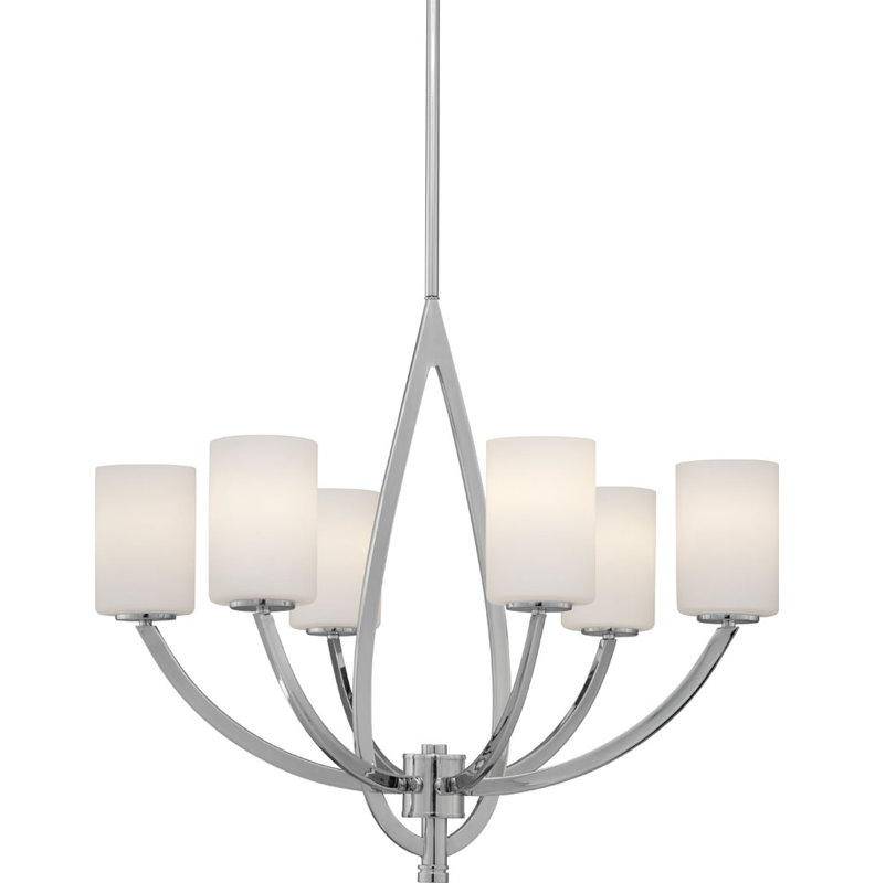 Lustree classique/traditionnel 6 lumières ombrée Mcphearson
