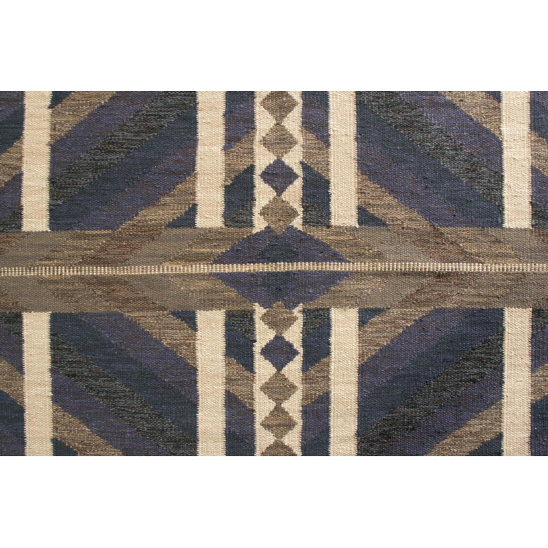Scandinavian Wool Geometric Area Rug, Rectangle 10' x 14'