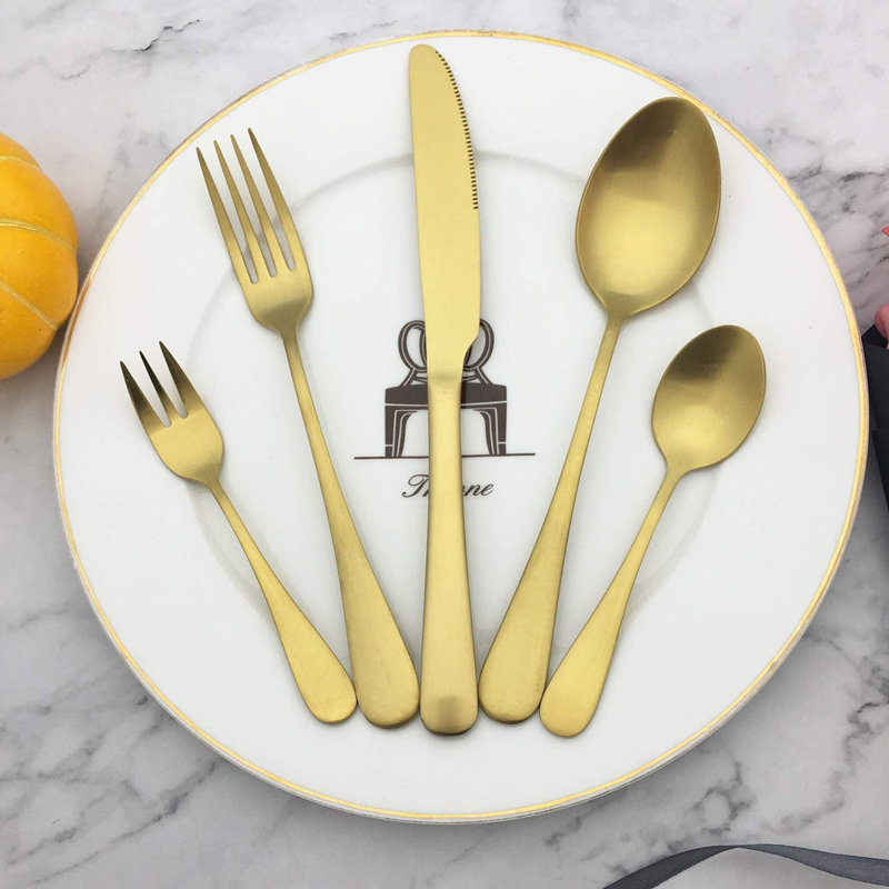 Mercer41 Cherylene Stainless Steel Flatware Set - Service for 4
