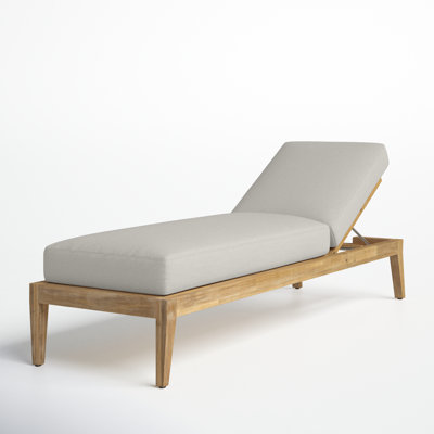 Amine 78" Long Reclining Single Chaise with Cushions