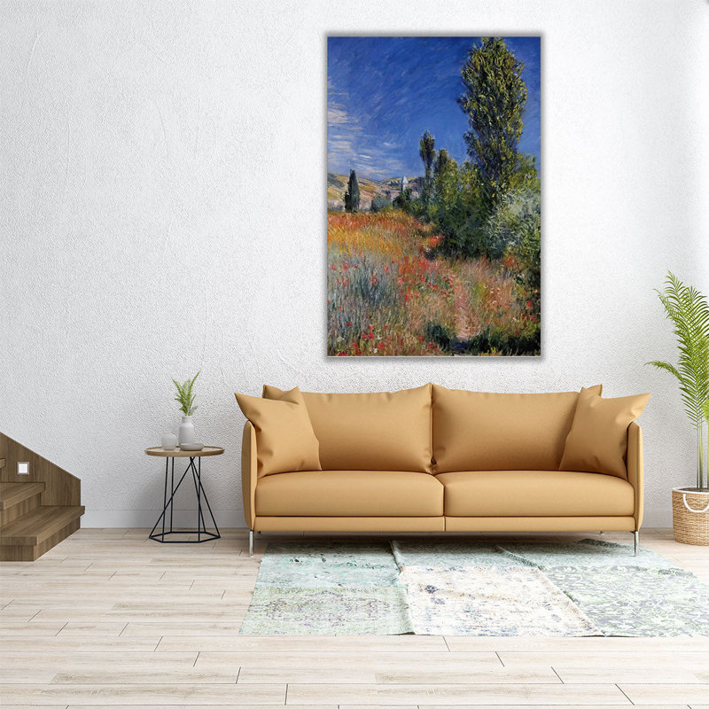 Paysage sur l'île Saint-Martin, 1881 - reproduction d'art sur toile, H 60 po x l 40 po