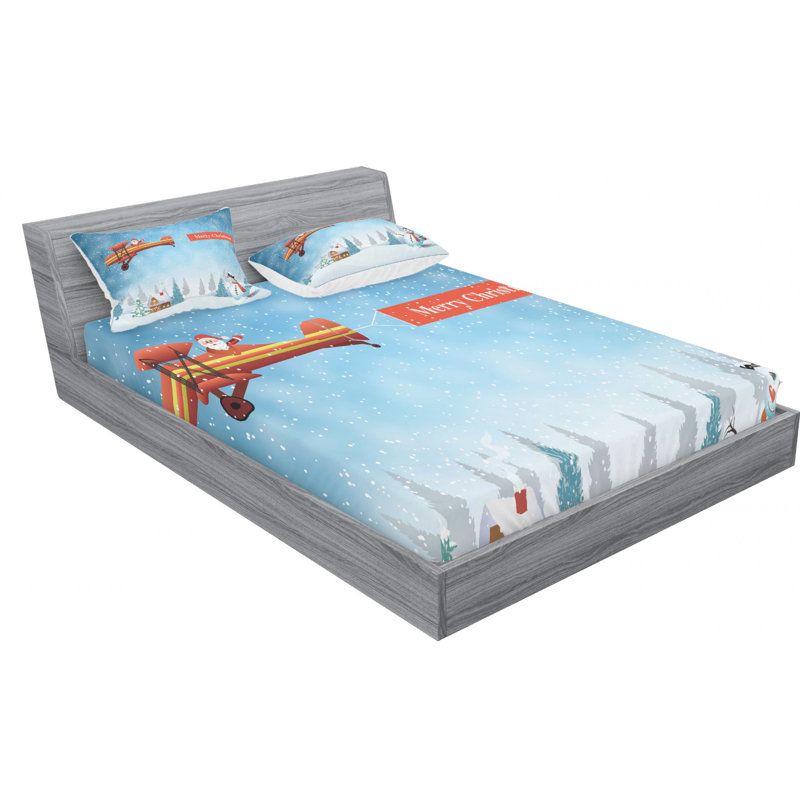 Microfiber Sheet Set, Full Sheet Set with Fitted Sheet