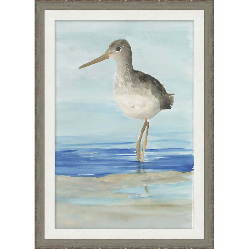 Oiseau de mer 3 - Peinture encadrée sur papier
