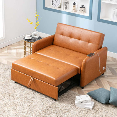 Lit convertible Ederson de 51 po avec deux ports USB