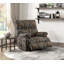 Fauteuil inclinable à bascule en bois massif et microfibre camouflage