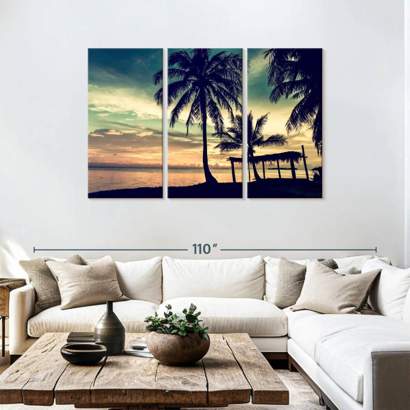 Gillard Silhouette Sunset, 48" H x 74" W
